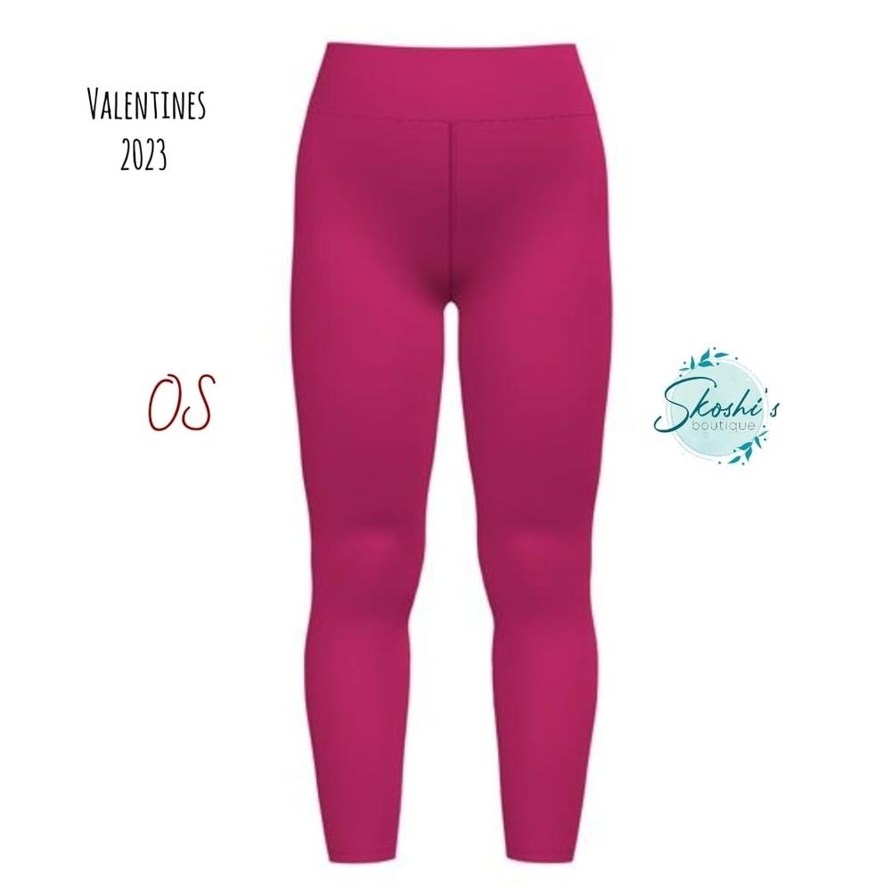 LuLaRoe Vibrant Pink Leggings